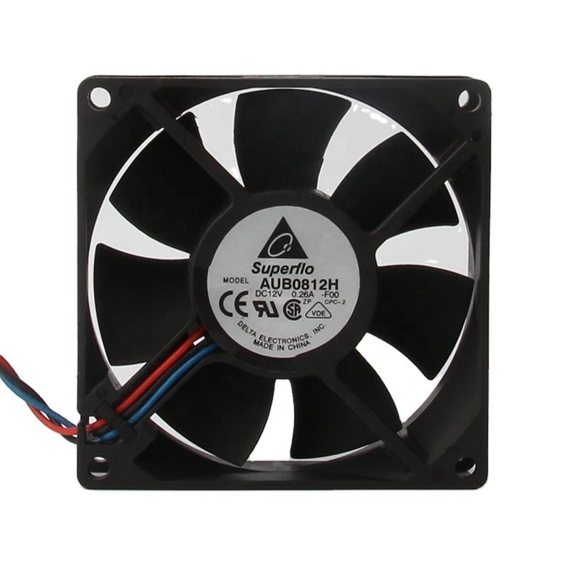 DELTA 24V 48V DC12V 0.13A EC AC 80x80x25mm 8025 8cm Tachometer Axial Flow Centrifugal Ventilation Exhaust AUB0812H Cooling Fan